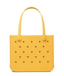 BOGG BAG - Medium Tote - Yellow-there - 15in L x 5in W x 12.5in H - Beach, Pool, Boat, Work, Sports - All Purpose EVA - Lightweight, Washable, Durable