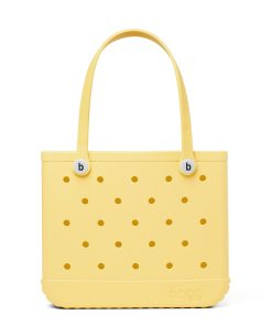 BOGG BAG - Medium Tote - Bananarama, White Buttons - 15in L x 5in W x 12.5in H - Beach, Pool, Boat, Work, Sports - All Purpose EVA - Lightweight, Washable, Durable