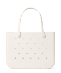 BOGG BAG - Original, Large Tote - Coconut - 19in L x 9in W x 14in H - Beach, Pool, Boat, Sports - All Purpose EVA - Lightweight, Washable, Durable