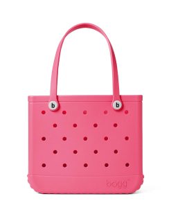 BOGG BAG - Medium Tote - Watermelon, White Buttons - 15in L x 5in W x 12.5in H - Beach, Pool, Boat, Work, Sports - All Purpose EVA - Lightweight, Washable, Durable