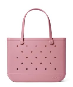 BOGG BAG - Original, Large Tote - Blushing - 19in L x 9in W x 14in H - Beach, Pool, Boat, Sports - All Purpose EVA - Lightweight, Washable, Durable