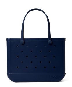 BOGG BAG - Original, Large Tote - You Navy Me Crazy - 19in L x 9in W x 14in H - Beach, Pool, Boat, Sports - All Purpose EVA - Lightweight, Washable, Durable