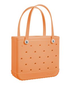 BOGG BAG - Medium Tote - Creamsicle Dreamsicle, White Buttons - 15in L x 5in W x 12.5in H - Beach, Pool, Boat, Work, Sports - All Purpose EVA - Lightweight, Washable, Durable