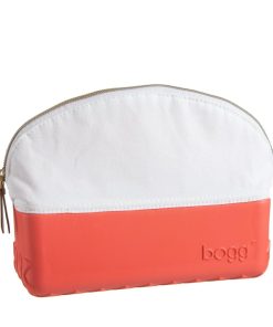 BOGG BAG - Beauty and the Bogg - Coral Me Mine - Cosmetic Makeup Bag - 9in x 7in x 3in - Waterproof Pouch - Travel Organizer - Beauty Case